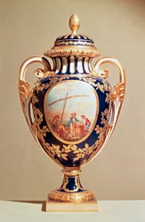 Sevres Vase, Mitte des 18. Jahrhunderts